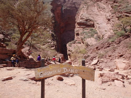 A view of Garganta del Diablo.